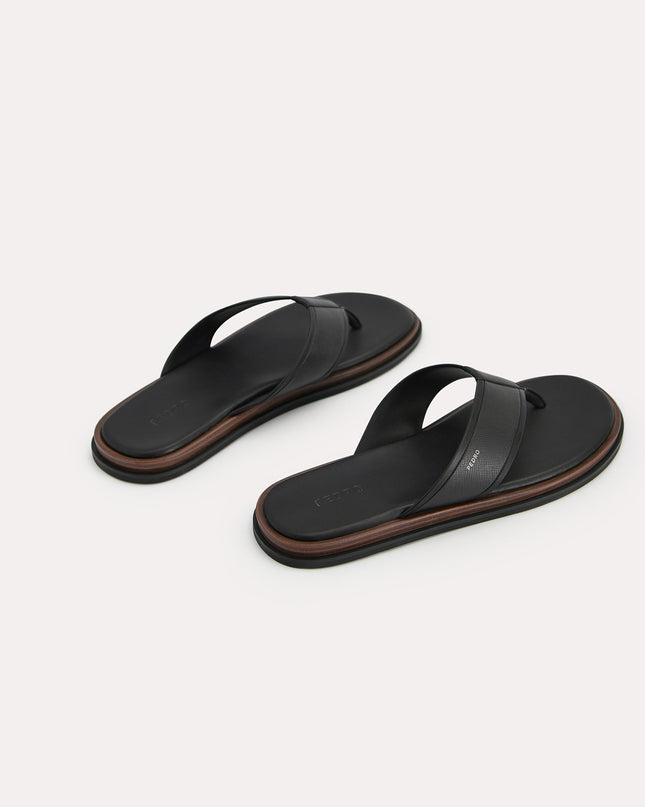 Two-Tone Thong Sandals