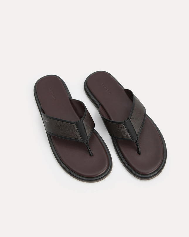 Two-Tone Thong Sandals
