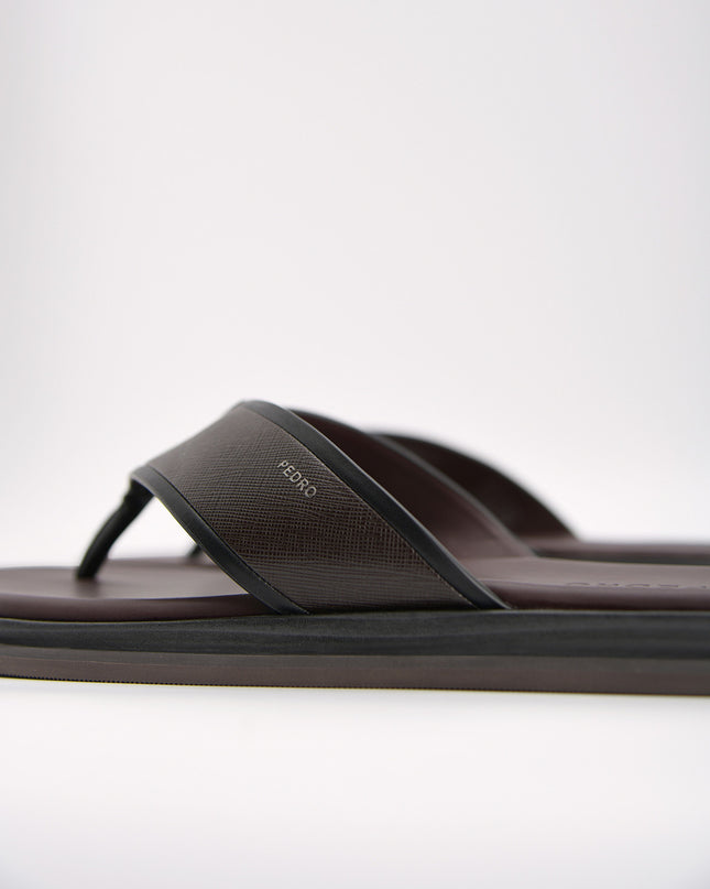 Two-Tone Thong Sandals