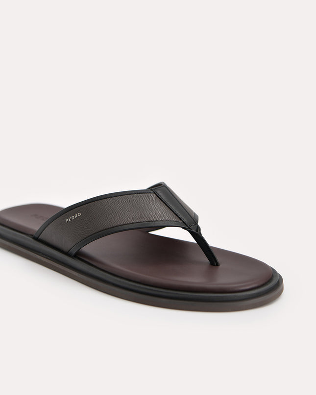 Two-Tone Thong Sandals