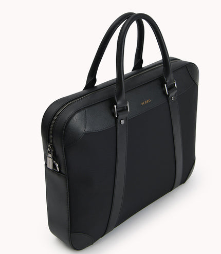 Textured Briefcase