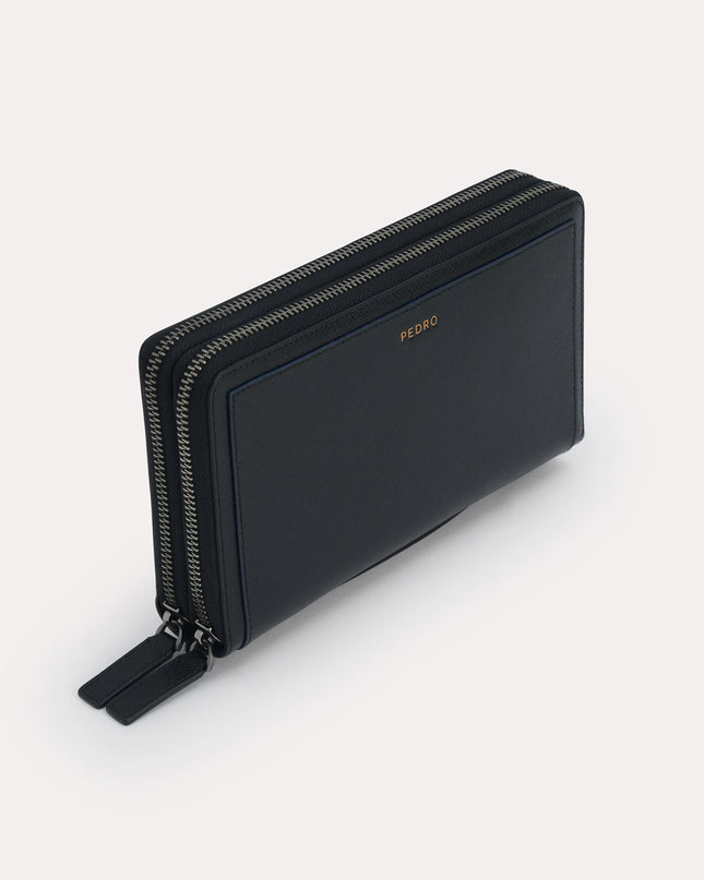 Textured Leather Travel Organiser