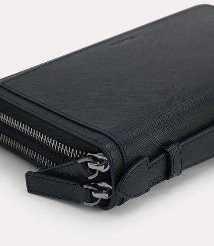 Textured Leather Travel Organiser