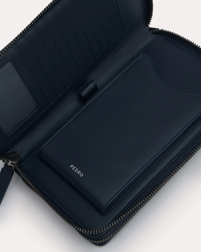 Textured Leather Travel Organiser