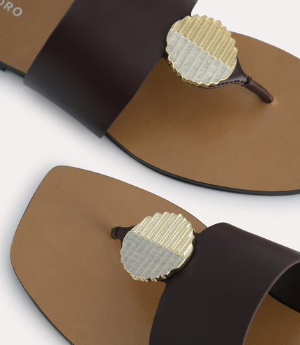 Embellished Thong Flats