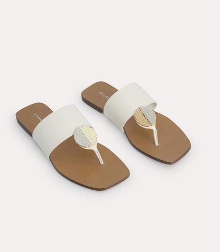 Embellished Thong Flats
