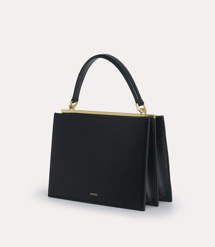 Woven Top Handle Bag