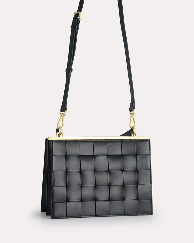 Woven Top Handle Bag