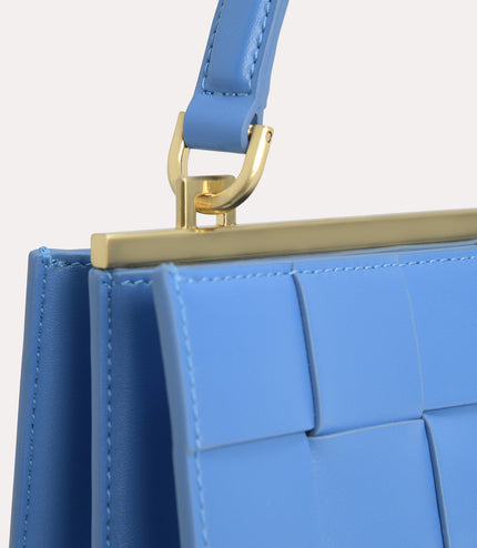 Woven Top Handle Bag