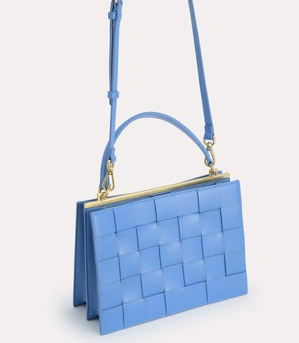 Woven Top Handle Bag