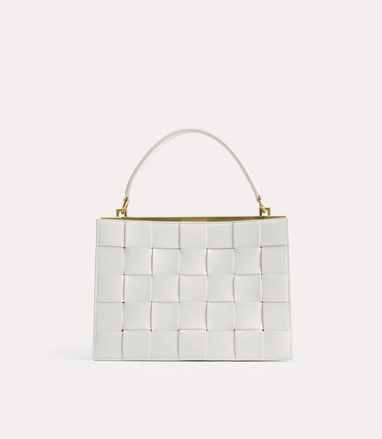 Woven Top Handle Bag
