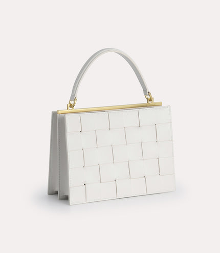 Woven Top Handle Bag