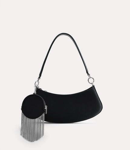 Satin Shoulder Bag