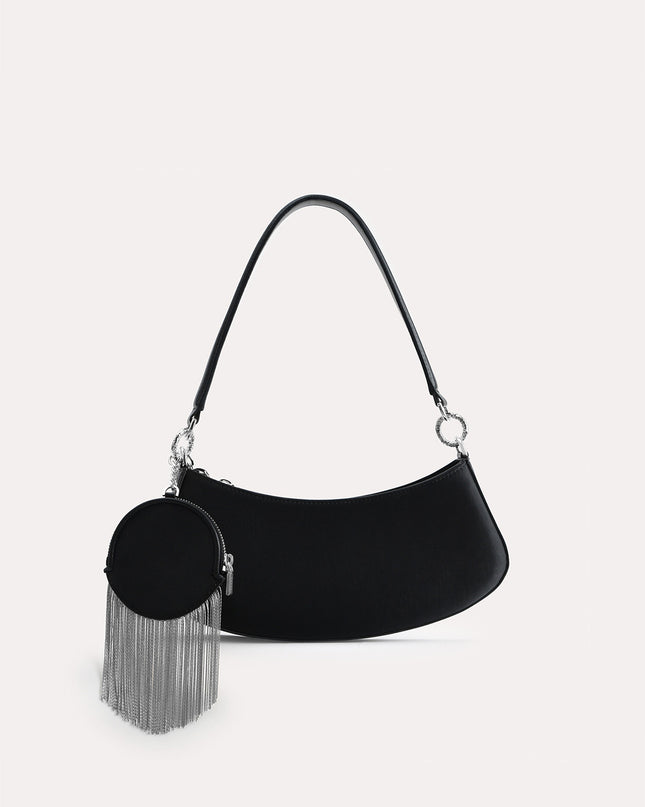 Satin Shoulder Bag