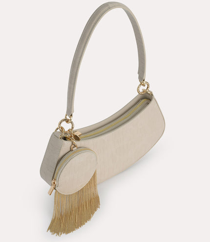 Satin Shoulder Bag