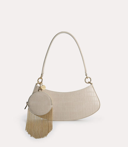 Satin Shoulder Bag