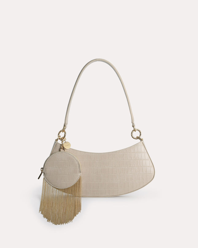 Satin Shoulder Bag