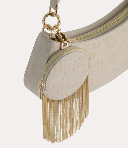 Satin Shoulder Bag