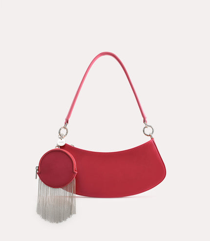 Satin Shoulder Bag