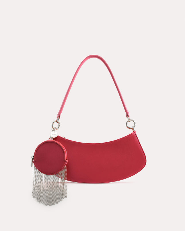 Satin Shoulder Bag