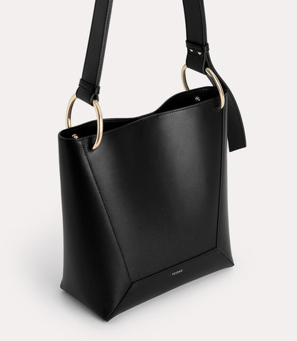 Leather Hobo Tote