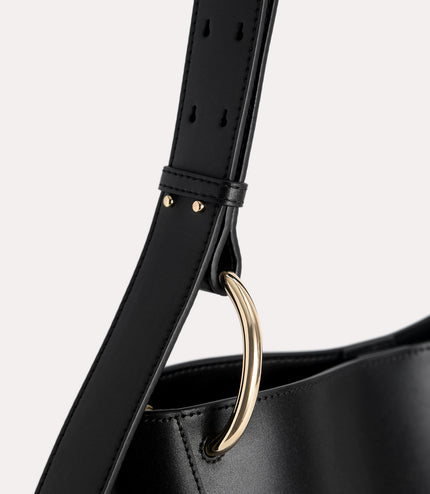 Leather Hobo Tote