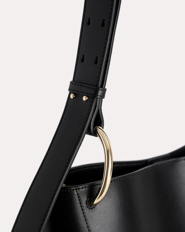 Leather Hobo Tote