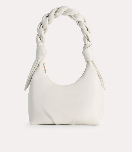 Hobo Bag with Twisted Top Handle