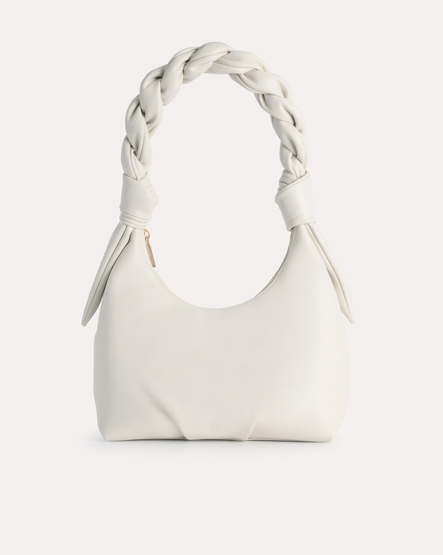 Hobo Bag with Twisted Top Handle