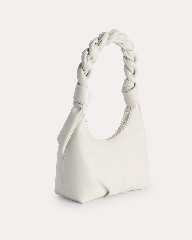 Hobo Bag with Twisted Top Handle