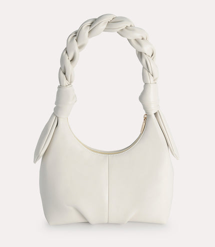 Hobo Bag with Twisted Top Handle