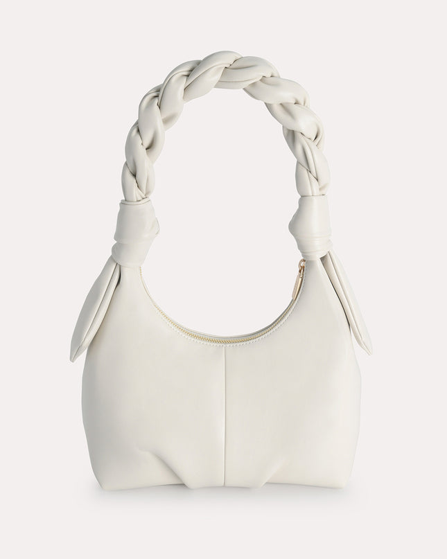 Hobo Bag with Twisted Top Handle