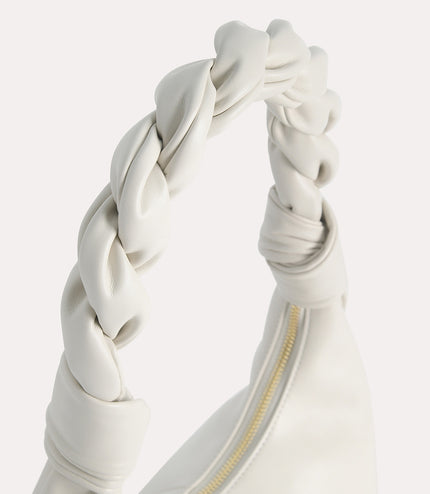 Hobo Bag with Twisted Top Handle