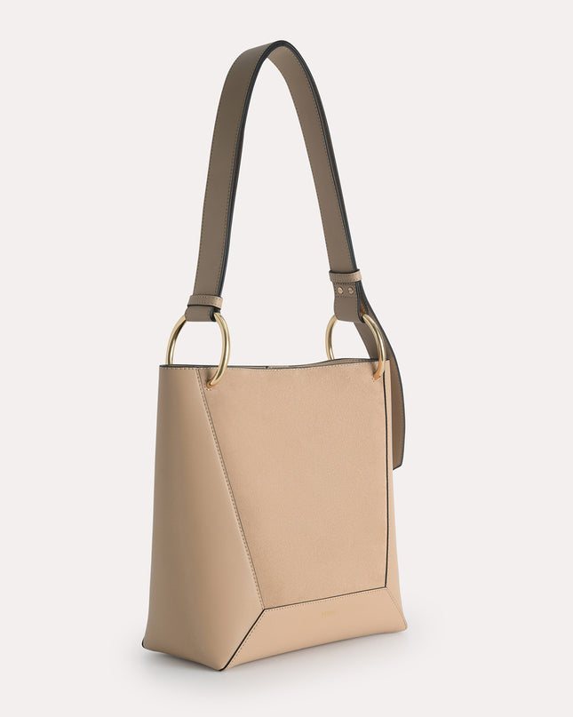 Leather Hobo Tote