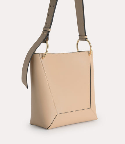 Leather Hobo Tote