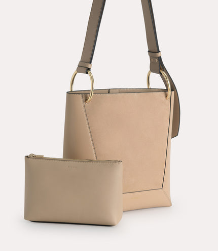 Leather Hobo Tote