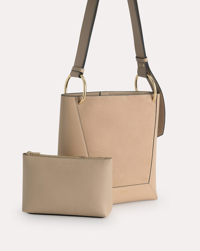 Leather Hobo Tote