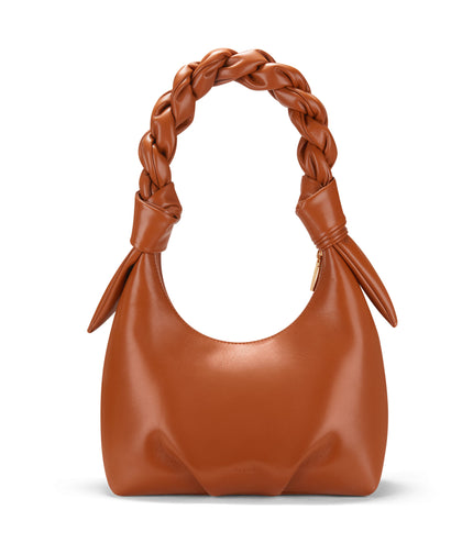 Hobo Bag with Twisted Top Handle