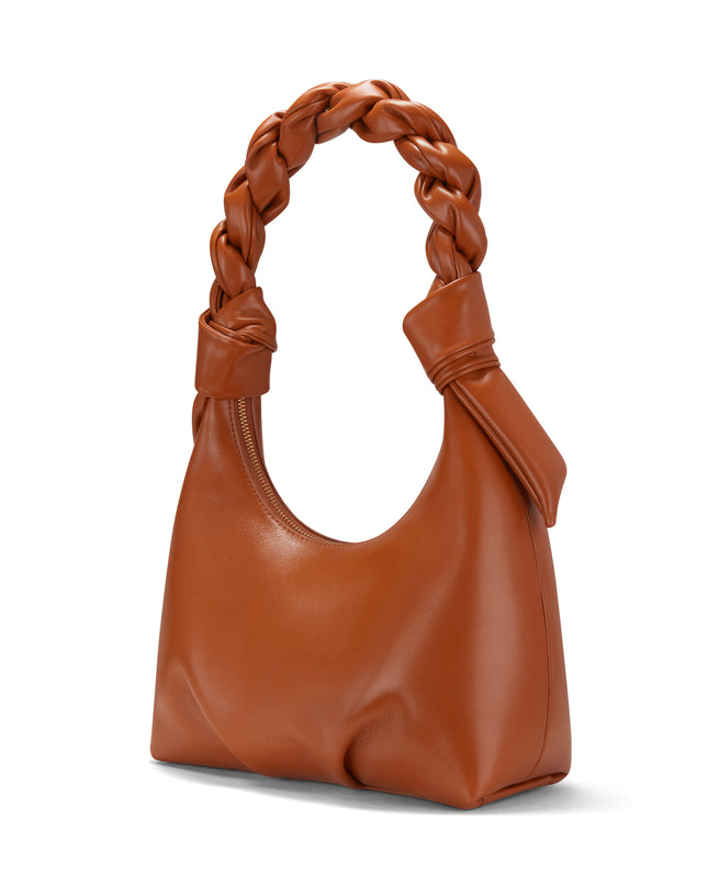 Hobo Bag with Twisted Top Handle