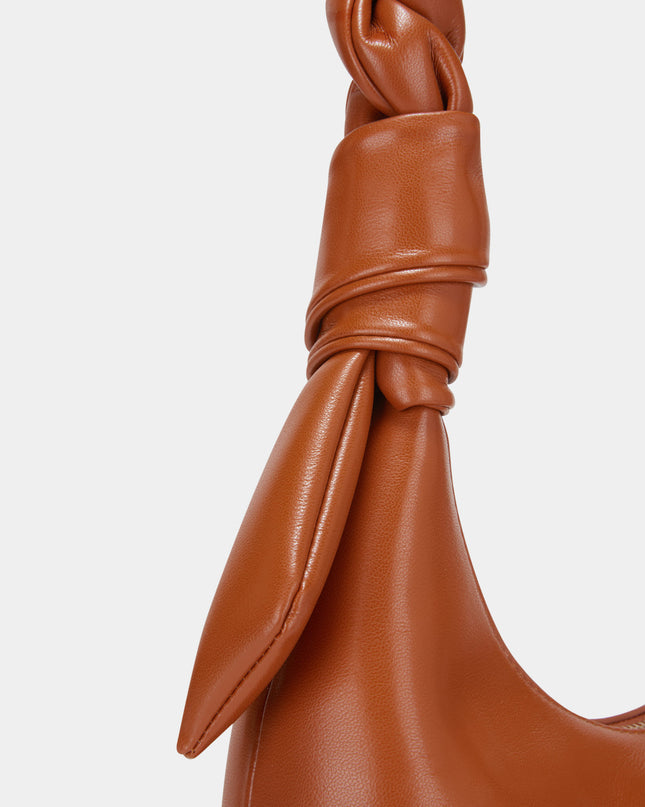 Hobo Bag with Twisted Top Handle