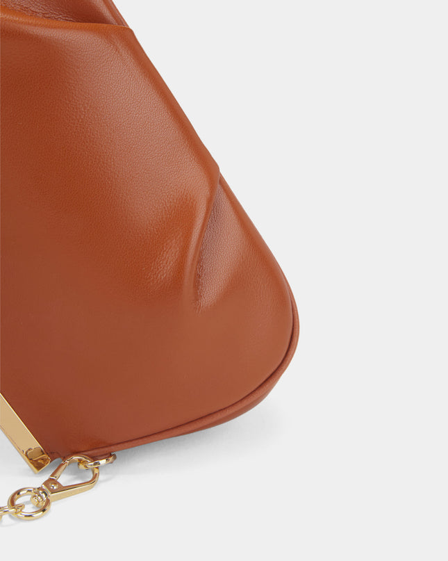 Shoulder Bag with Pearl Closure