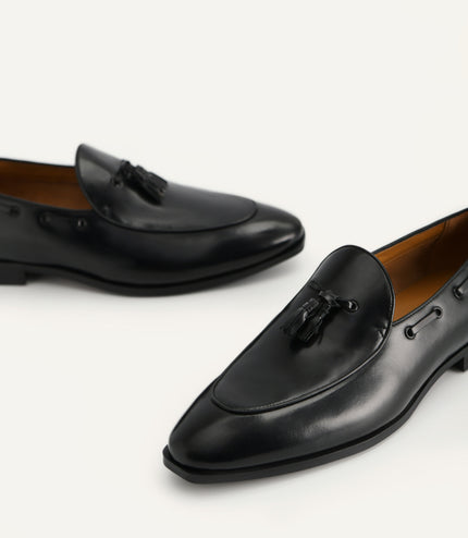Leather Tasselled Loafers