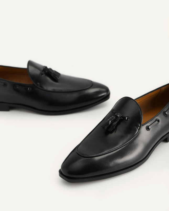 Leather Tasselled Loafers