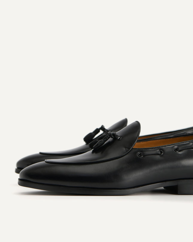 Leather Tasselled Loafers