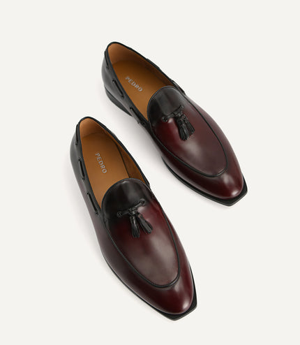 Leather Tasselled Loafers