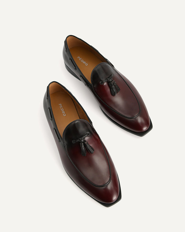 Leather Tasselled Loafers