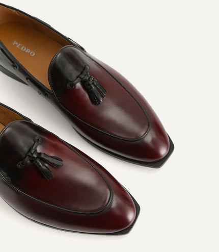 Leather Tasselled Loafers