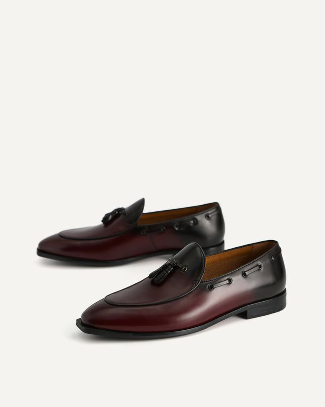 Leather Tasselled Loafers