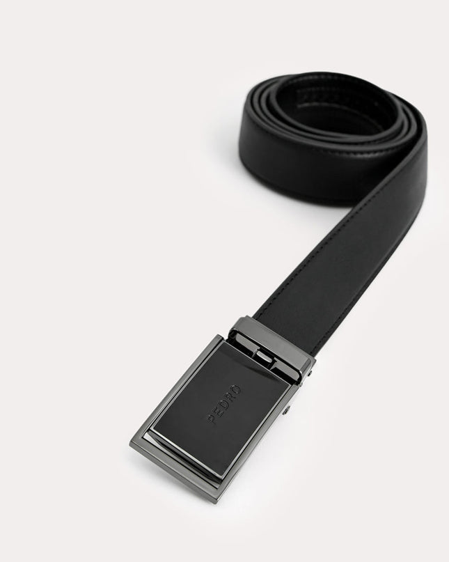 Leather Automatic Buckle Belt