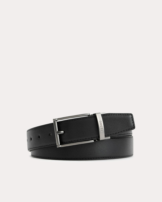 Leather Reversible Pin Belt